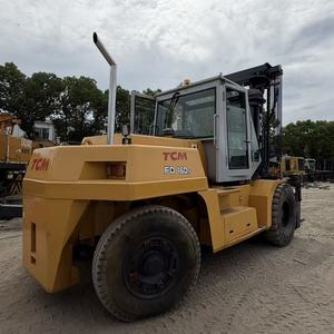 Vente à prix réduit de chariots élévateurs diesel d'occasion fabriqués au Japon, TCM 15 tonnes, 16 tonnes, 20 tonnes, 25 tonnes, chariots élévateurs robustes FD160 d'occasion pour entrepôt - Product Image 2