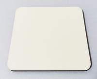 Sous-verre carré en MDF et liège pour sublimation, 95 mm x 95 mm, en promotion