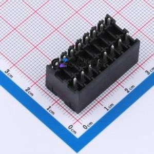 DB2EVHB-3.5-2*8P-BK Plug-in Terminal Block Through hole,P=3.5mm Connector Board-to-Board / Socket - Closed 2x8P 3.5mm Black - Product Image 2
