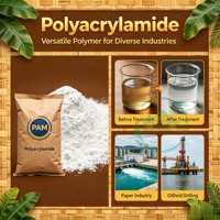 Produit phare : Floculant PAM (Polyacrylamide) CPAM à haute masse moléculaire et haute densité de charge pour le traitement des eaux