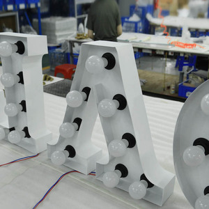 Tiệc cưới cao cấp thép không gỉ bóng đèn sáng THƯ QUẢNG CÁO tùy chỉnh - Product Image 3