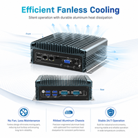 Computadora Industrial Automatizada con CPU I3-6005U/I5-6200U/I7-6500U, Doble LAN, USB, COM, HD, VGA, WiFi, 4G Opcional, OEM, ODM, Personalizable