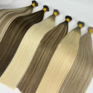 Remy <span class=keywords><strong>Micro</strong></span> Beads Haarverlengingen Nano Tip Maagdelijk Vietnamees Recht Blond Menselijk Haar Hoge Kwaliteit Ring Links - Product Image 1