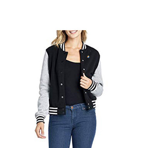 2026 Women's Best Quality 100% Wool Waterproof Reversible Winter Varsity <b>Jacket</b> - Product Image 5