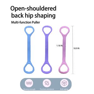 FK Hot Selling Premium Eco-Friendly Comfortable Fitness Yoga Rubber Resistance Band <strong>High</strong> <strong>Elasticity</strong> 8-Shape Shoulder <strong>Exercise</strong> - Product Image 6