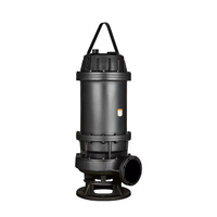 Pompe à eaux usées submersible WQ Industri, pompe à eaux usées à haute pression et grand débit, 380V, pompe de drainage électrique pour usage industriel en sous-sol