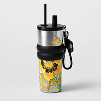 Gobelet isotherme personnalisé en titane pur 710 ml, double paroi sous vide, avec couvercle et paille, luxe, performance thermique 6-12 heures pour la maison et le camping