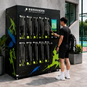 Casillero Inteligente Baiwei para <span class=keywords><strong>Alquiler</strong></span> <span class=keywords><strong>de</strong></span> Equipamiento Deportivo con Pantalla Táctil para Clubes <span class=keywords><strong>de</strong></span> Tenis y Pádel, Casillero para <span class=keywords><strong>Alquiler</strong></span> <span class=keywords><strong>de</strong></span> Raquetas <span class=keywords><strong>de</strong></span> Tenis - Product Image 2
