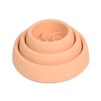 Gamelle anti-glouton en silicone pour chien, 3 tailles (petite/moyenne/grande), antidérapante, anti-étouffement, robuste, étanche, personnalisable, vente en gros