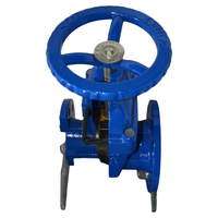 Vanne à opercule métallique manuelle en fonte ductile de 3 à 8 pouces, à tige non montante, à double disque élastique, pour eau incendie, Z45X-16Q, raccordement à bride PN16