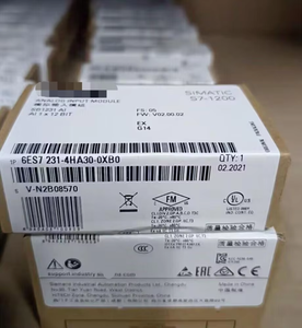 Nuevo en caja 6ES7 231-4HA30-0XB0 /6ES7231-4HA30wbr-0XB0 Módulo de entrada analógica - Product Image 1