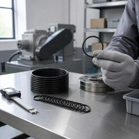 Joint d'étanchéité en caoutchouc noir, joint torique EPDM, néoprène, silicone, anneaux d'étanchéité industriels moulés sur mesure