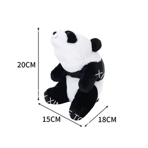 Custom Cartoon 20CM Plush Standing White Cat Toys Cute Design Funny Baby Soft Toys Plush White Cat Doll Plush Cat Toy