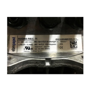ebmpapst R3G560-RB31-71 480V AC 2.9KW 4.43A 1650RPM AHU Unidad de Manejo de Aire Acondicionado de Precisión, Ventilador Centrífugo de Refrigeración - Product Image 5