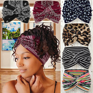 نمط الرجعية بو الجلود النسيج عقال خيط الشعر الملتوية حفرة واسعة الجانب القوس الكبار رئيس مشبك المألوف - Product Image 6