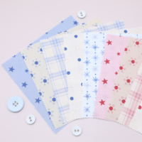 Tissu en coton imprimé par teinture réactive personnalisée, qualité supérieure, tissu pour vêtements, couleurs vibrantes, lot de charme