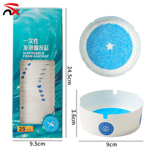 منفضة سجائر محمولة من الفوم للاستخدام مرة واحدة سريعة الامتصاص بشعار مخصص للترويج بالجملة - Product Image 3