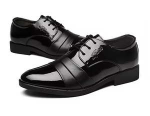 Chaussures habillées formelles de qualité supérieure pour hommes, confortables et élégantes, fabriquées à la main, sur mesure, augmentant la taille, disponibles en hiver - Product Image 1
