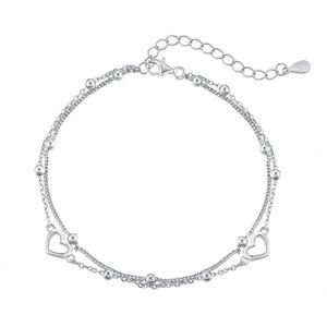 Dylam S925 Sterling <b>Silver</b> <b>Bracelet</b> Charm Sunflower Heart Hamsa Hand Dog Paw Cats <b>Adjustable</b> <b>Bracelet</b> for Women Girls - Product Image 1