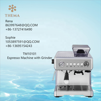 Thema Smart 3in1 Machine à café expresso cappuccino automatique haute pression 20bar multifonction avec moulin à grains