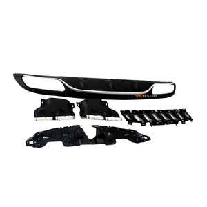 <span class=keywords><strong>W205</strong></span> <span class=keywords><strong>AMG</strong></span> C63 diffusore posteriore coupé con quattro tubi per Mercedes Benz 2015 2018 - Product Image 2
