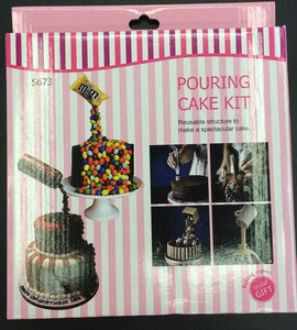 Bộ Giá Đỡ Bánh Bằng Nhựa Tự Làm Dụng Cụ Trang Trí Bánh Rót Kem Chống Trọng Lực - Product Image 6