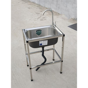 Fregadero de Cocina Lida de Acero Inoxidable, de Una Sola Cubeta, D35, con Grifo, Independiente, Superficie Pulida - Product Image 5