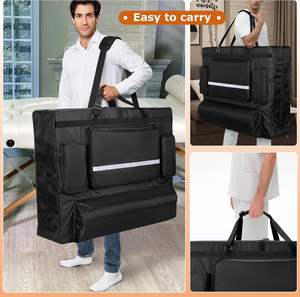 Muestras Gratis de Camillas de Masaje Profesionales Negras Universales Directamente de Fábrica: Bolsa de Transporte con un Bolsillo - Product Image 6