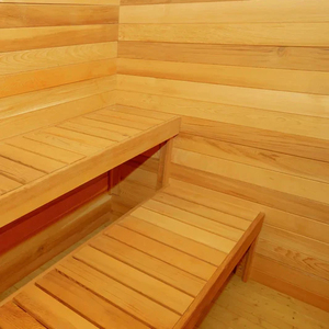 ห้องซาวน่ากลางแจ้งทรงกระบอกไม้ซีดาร์เพื่อสุขภาพ ขายตรงจากโรงงาน - Product Image 5