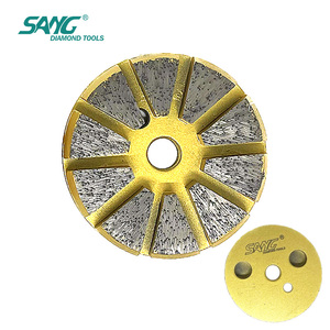 Outil abrasif à liaison métallique SANG à taux <span class=keywords><strong>d</strong></span>'élimination élevé, durable, bloc <span class=keywords><strong>de</strong></span> meulage diamanté <span class=keywords><strong>de</strong></span> 3 pouces pour le polissage des sols en béton - Product Image 3