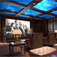 Panneau mural de plafond de diffuseur acoustique de ciel étoilé pour la conception de modèle 3D de film d'insonorisation de tuile de preuve d'absorption acoustique d'hôtel