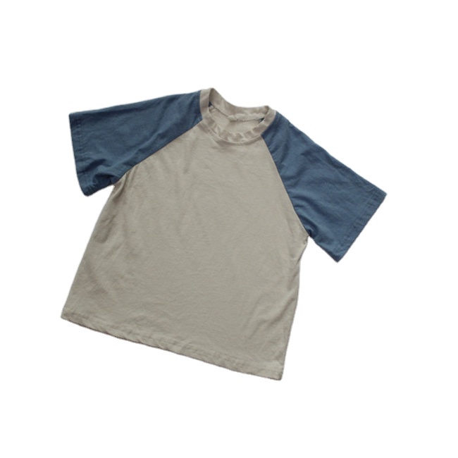 PHB 51338 цветовая комбинация корейский новый дизайн детские летние футболки с коротким рукавом для детей 2021