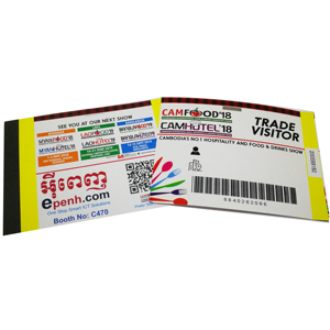 Línea de perforación de diseño personalizado, números de serie, póster de seguridad, caja de cartón de papel offset, pantalla de grabado para entrada de evento - Product Image 4