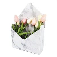 Vente en gros d'enveloppes plates pour fleuristes, emballages pour bouquets de fleurs, boîtes cadeaux avec logo personnalisé imprimé