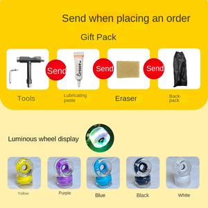 Monopatín Land Single Rocker de 32 Pulgadas S5 sin Pedales, de Aleación de Aluminio, para Hombres, Mujeres y Principiantes, Universal - Product Image 5