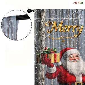 Tende in Poliestere con <span class=keywords><strong>Babbo</strong></span> <span class=keywords><strong>Natale</strong></span> e Renne per Decorazioni Interne, Tende per Capodanno, Decorazioni per la Casa - Product Image 4