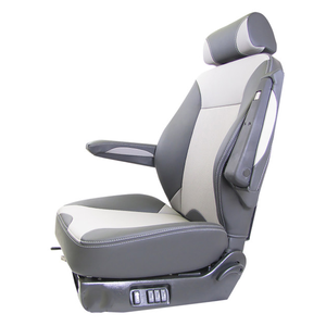 Siège à suspension pneumatique en cuir pour <span class=keywords><strong>chauffeur</strong></span> <span class=keywords><strong>de</strong></span> <span class=keywords><strong>semi</strong></span>-<span class=keywords><strong>remorque</strong></span> personnalisé - Product Image 4