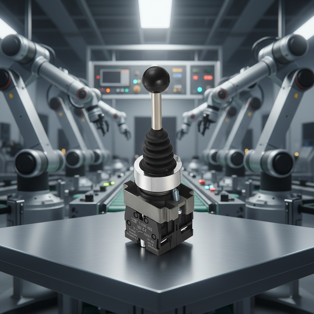 YJ139-XB2-PA22 2NO 2 Positions Cross-switch Spring Return Push Button Switch Momentary Self-Reset Joystick Switch IP40 250V 10A