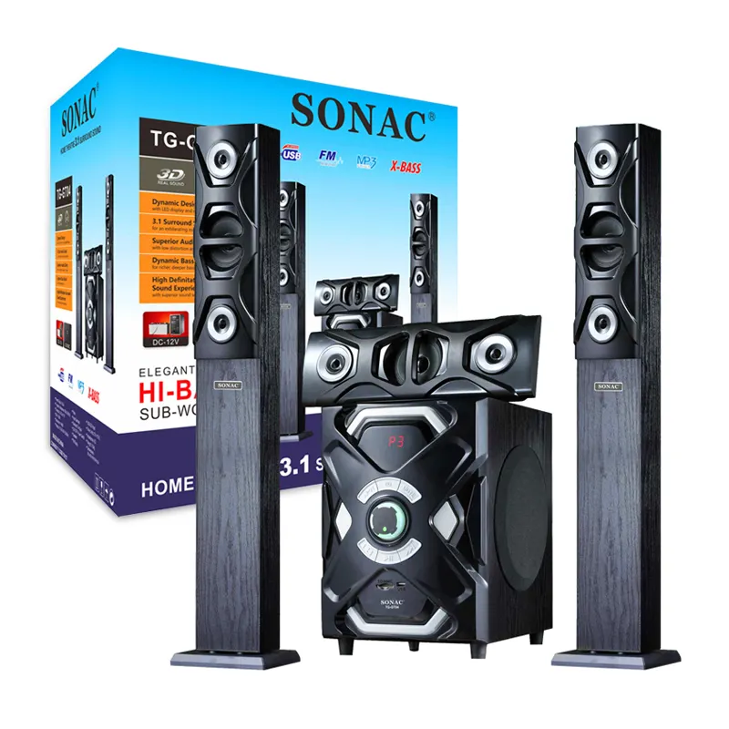 SONAC TG-GT04 nouveaux haut-parleurs étanches portables et casque 2 12 3 voies line array haut-parleur carte son m audio