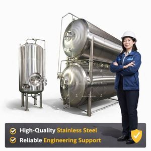 New Design Beer Brewing Machine 1000L 2000L 4000L Stainless Steel Conical Fermenter for Beer Fermentation Tank Supplier - Product Image 2