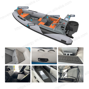 Hf <span class=keywords><strong>2025</strong></span> Trung Quốc Chất lượng cao 320 380 390 420 460 Rib Inflatable thuyền cứng nhắc nhôm v-sâu hull Rib Patrol thuyền - Product Image 4