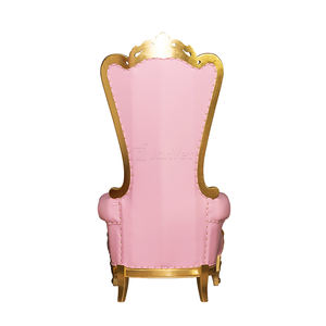 China High Back Event Holz polsters toff <span class=keywords><strong>Pink</strong></span> Throne <span class=keywords><strong>Chair</strong></span> - Product Image 5