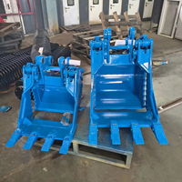 MONDE Godet d'excavatrice robuste 4-en-1 hydraulique combiné pour les opérations de creusement, de remblayage et de manutention de matériaux sur site