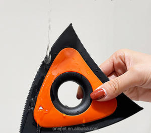 En çok satan silikon Sawtooth tasarım küçük kedi ve köpek saç temizleme için Pet saç fırçası sökücü - Product Image 3