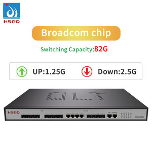 HSGQ G008 OLT GPON 8 ports 10G AC+DC double alimentation, le plus populaire, terminal de ligne optique PON 8 ports C++ C+++ SFP - Product Image 3
