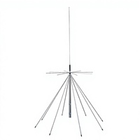 Antena Stasiun Basis Discone AR-HF-D3000 25-3000MHz Pita Lebar Omnidirectional dengan Gain 2-3.5dBi untuk Penerima SDR