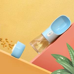 Hiphoppet çok fonksiyonlu taşınabilir <span class=keywords><strong>Pet</strong></span> köpek kedi su bardağı plastik seyahat su <span class=keywords><strong>Pet</strong></span> besleme içme için mama besleyici şişe - Product Image 6