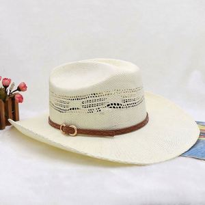 Custom Adult Men Women Mexican Panama Straw <b>Hat</b> <b>Summer</b> Wide Brim Paper Straw Cowboy <b>Hats</b> - Product Image 2