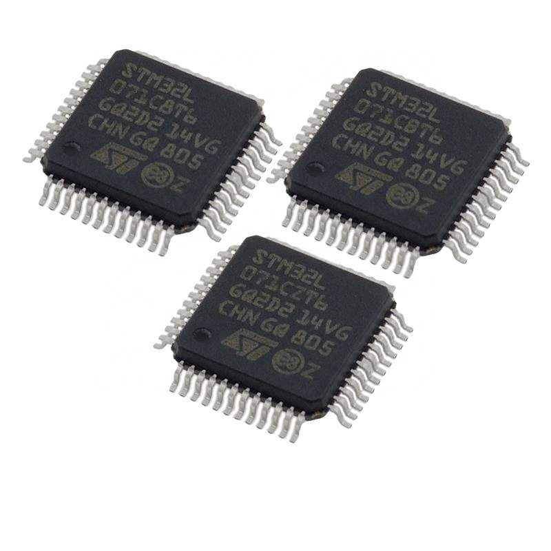 high quality stm32l071c8t6/cbt6/czt6 qfp48 buy online electronic