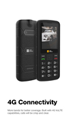 Teléfono Inteligente AGM M9 con Funciones Básicas, 4G, 48 MB de RAM + 128 MB de ROM, LTE CDMA, Doble SIM, Cuatro Núcleos, Batería de 1000 mAh, Pantalla LCD de 2.4 Pulgadas y 60 Hz
